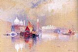 Thomas Moran Canvas Paintings - View of Venice
